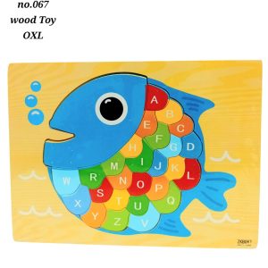 Wooden fish puzzle oxl