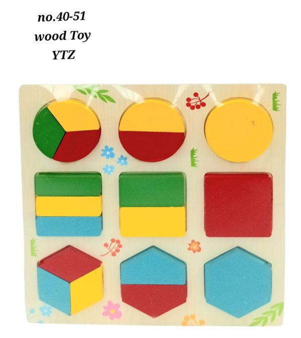 Wooden shapes board ytz