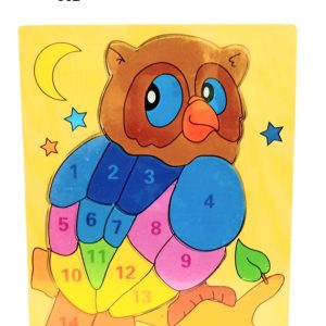 Wooden owl puzzle otl
