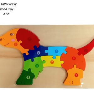 Dog wooden puzzle aez