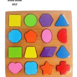 Wooden shapes board rxz