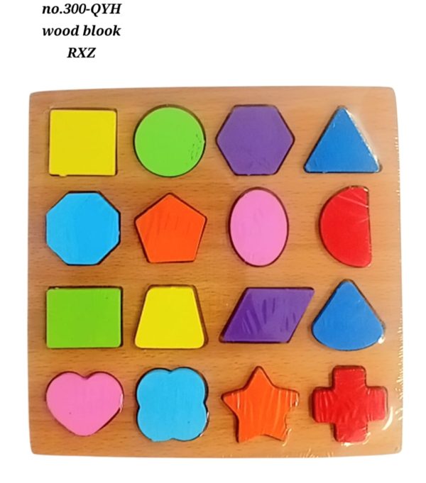 Wooden shapes board rxz