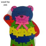 Wooden bear puzzle aal