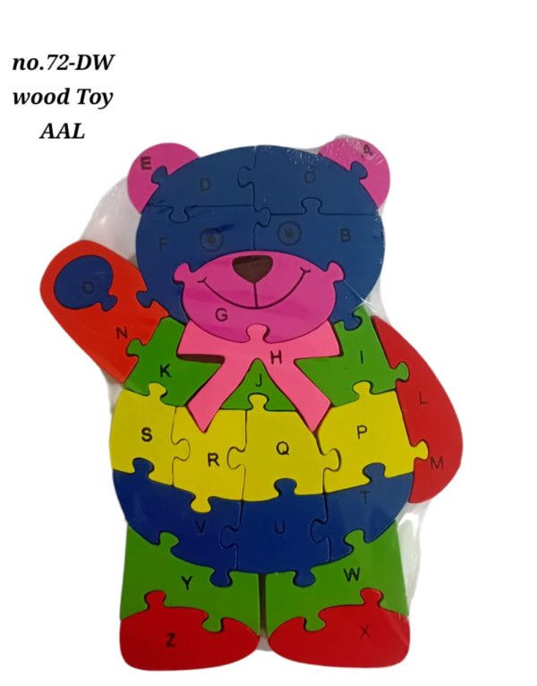 Wooden bear puzzle aal