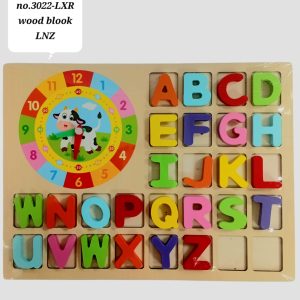 Wooden alphabet board LNZ