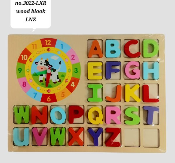 Wooden alphabet board LNZ