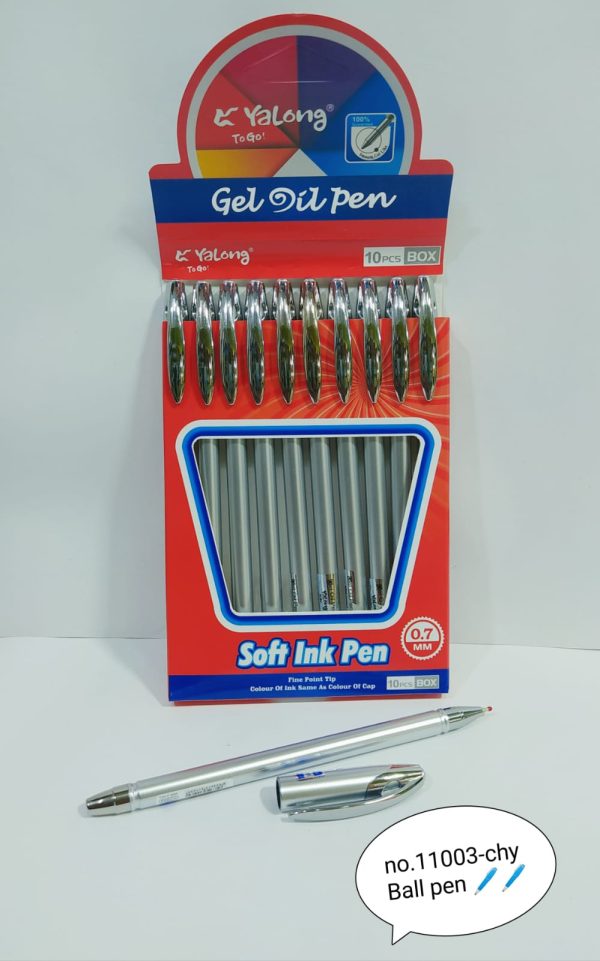 Yalong gel pen-11003chy silver