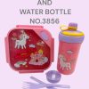 Lunch box n water bottle 3856