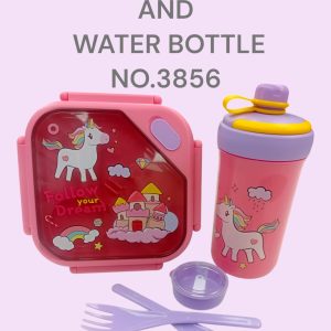 Lunch box n water bottle 3856