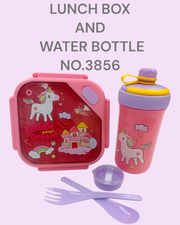 Lunch box n water bottle 3856