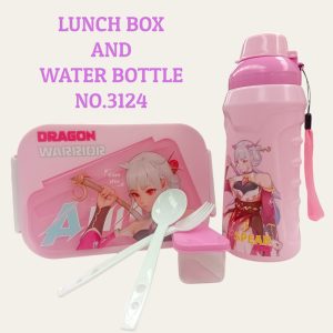 Lunch box n water bottle 3124