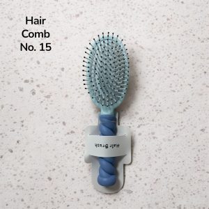 Light Blue Twisted Handle Hair Brush – Premium Detangling Hair Brush no 15
