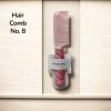 Pink Twisted Handle Hair Comb no.8